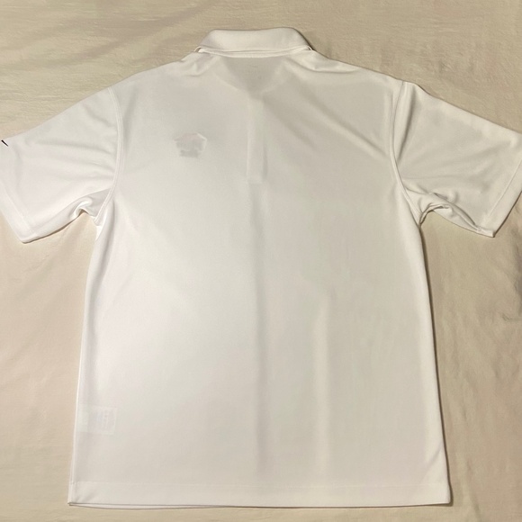Nike Dri-FIT Pizza Hut Polo Shirt Men’s Medium White | Sporty Workwear Activewea - Picture 2 of 9